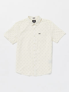 Hone Stone Woven Short Sleeve Shirt - Off White
