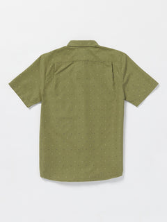 Hone Stone Woven Short Sleeve Shirt - Thyme Green