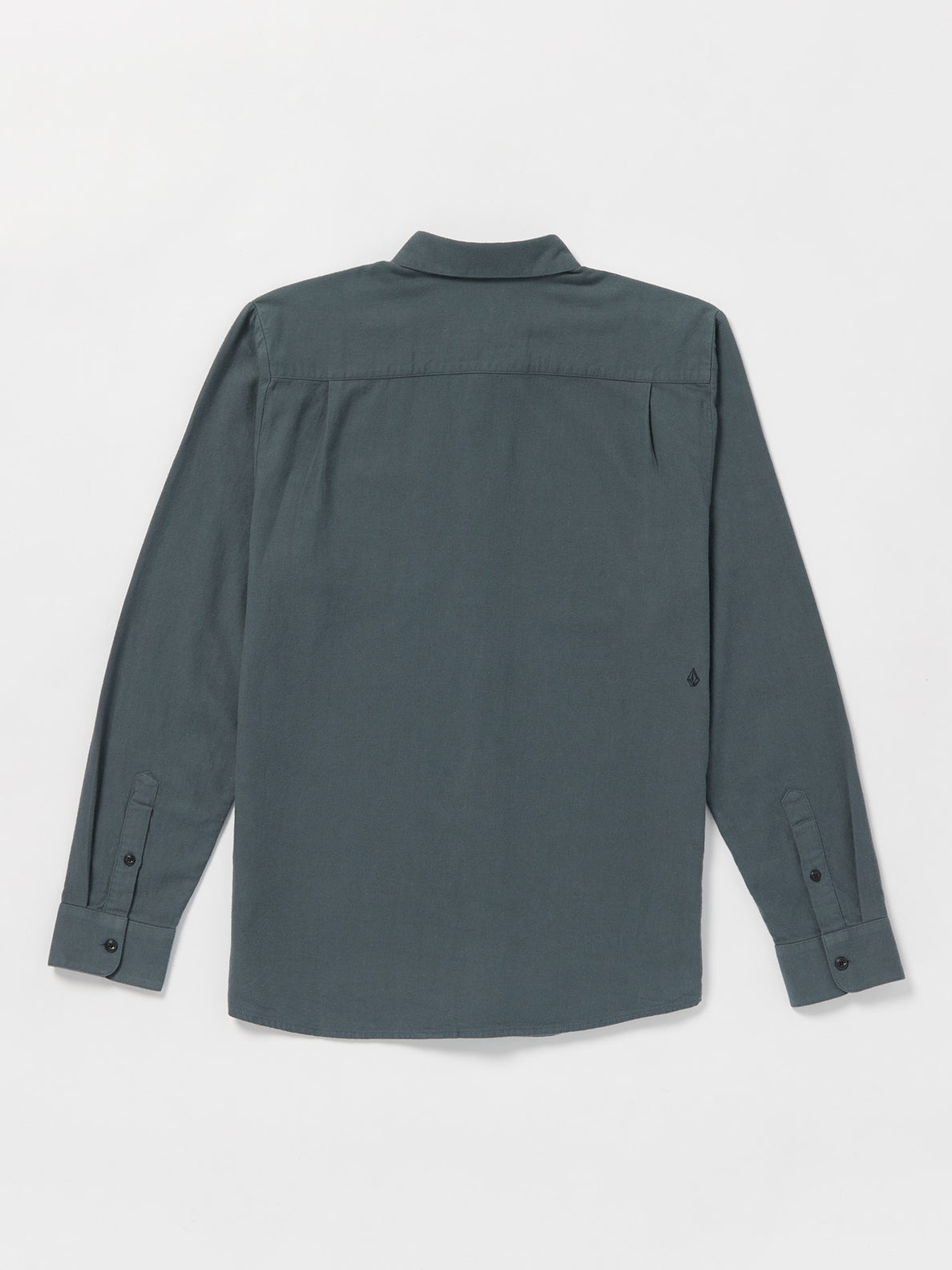 Caden Solid Long Sleeve Shirt - Dark Slate
