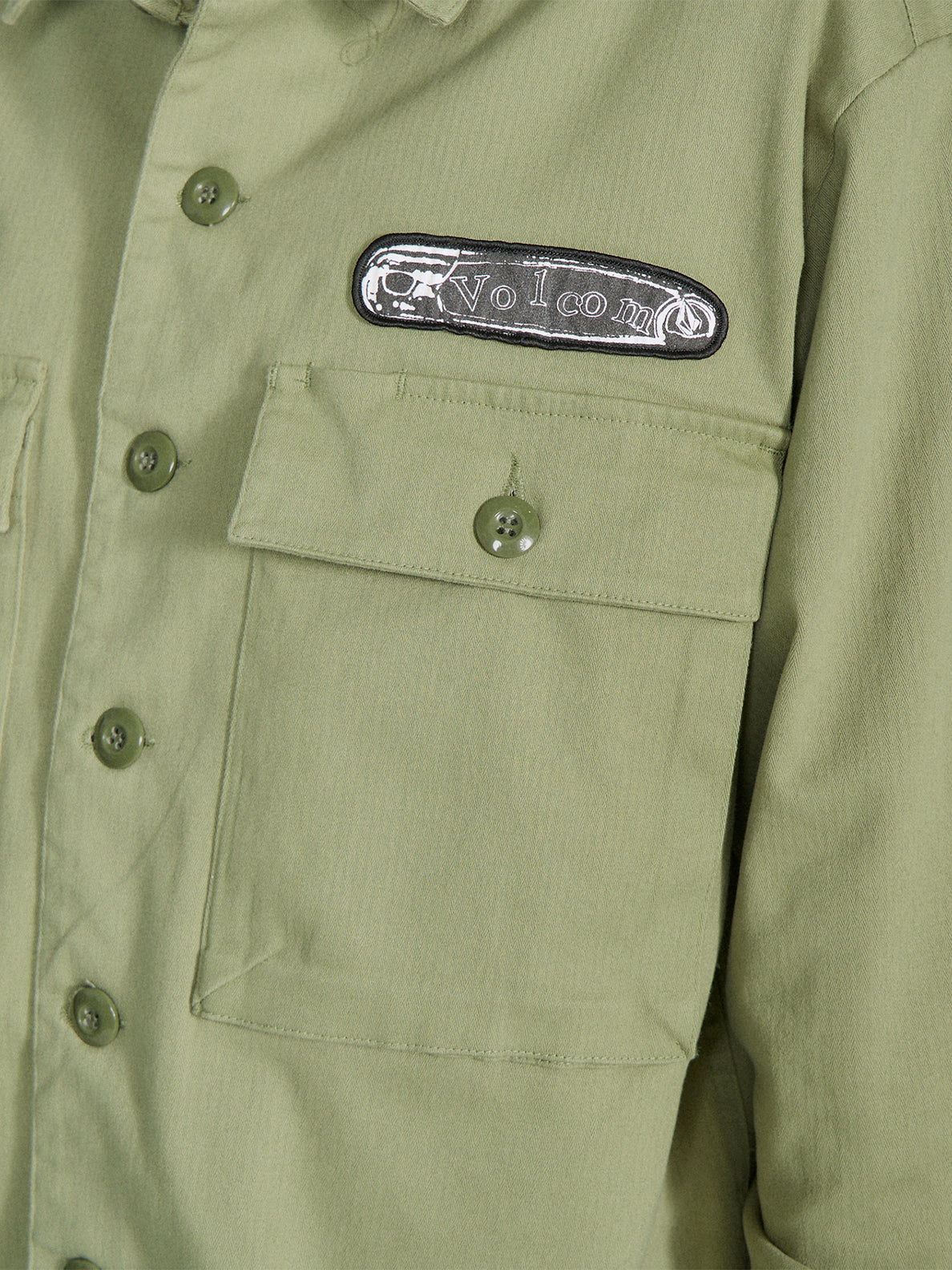 Tokyo True Pinned Workshirt Long Sleeve Shirt - Light Army