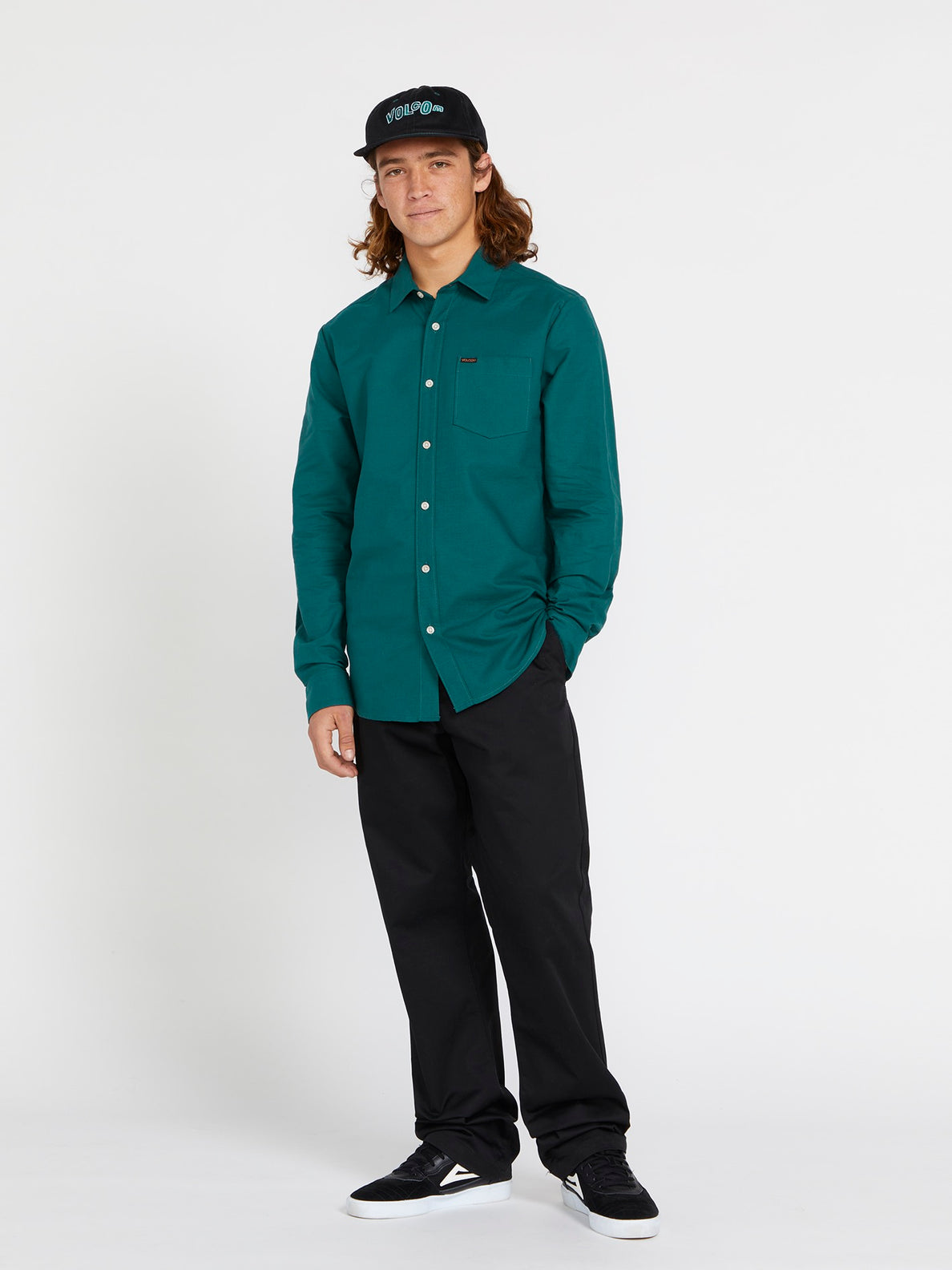 Veeco Oxford Long Sleeve Shirt - Ranger Green