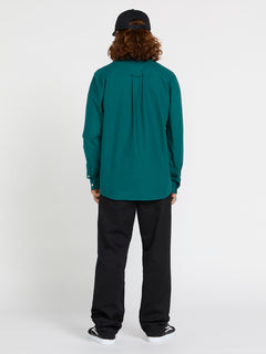 Veeco Oxford Long Sleeve Shirt - Ranger Green
