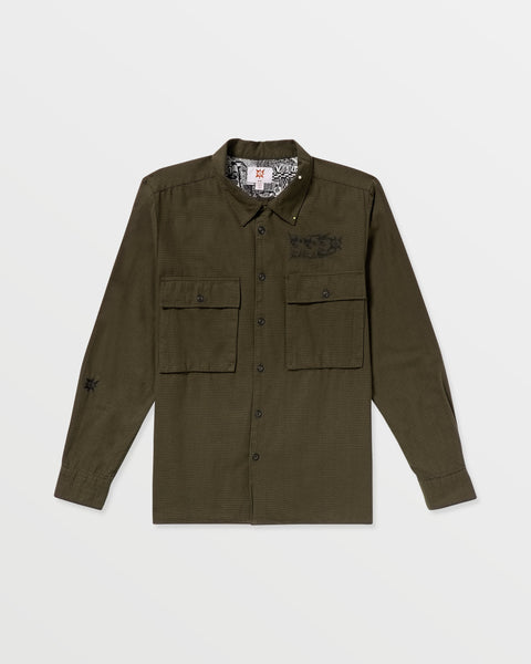 Men's Povj Workshirt-Wren-Volcom