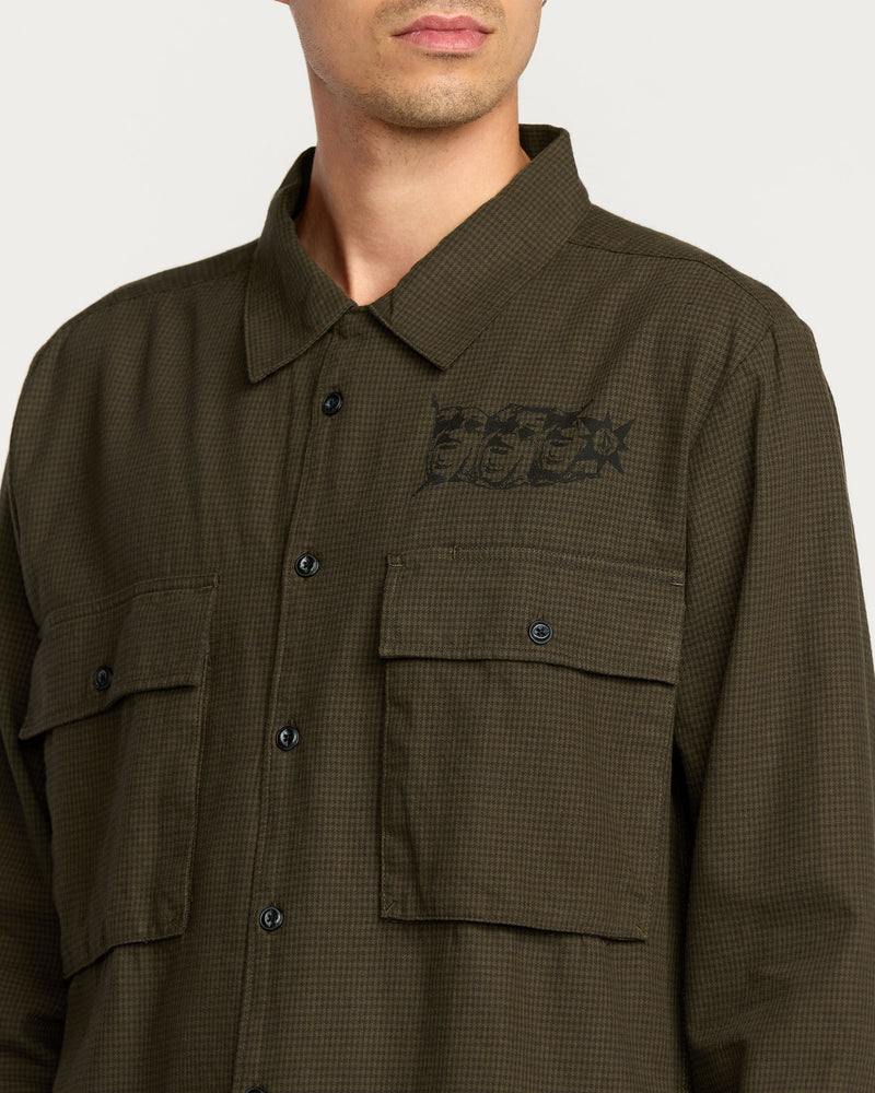 Volcom Men's Povj Workshirt Wren