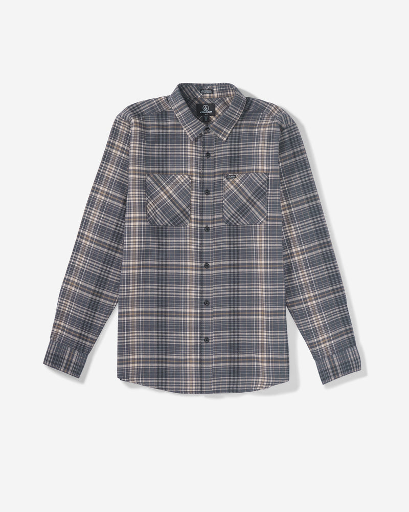 Volcom Men's Netastone Flannel Long Sleeve Shirt 