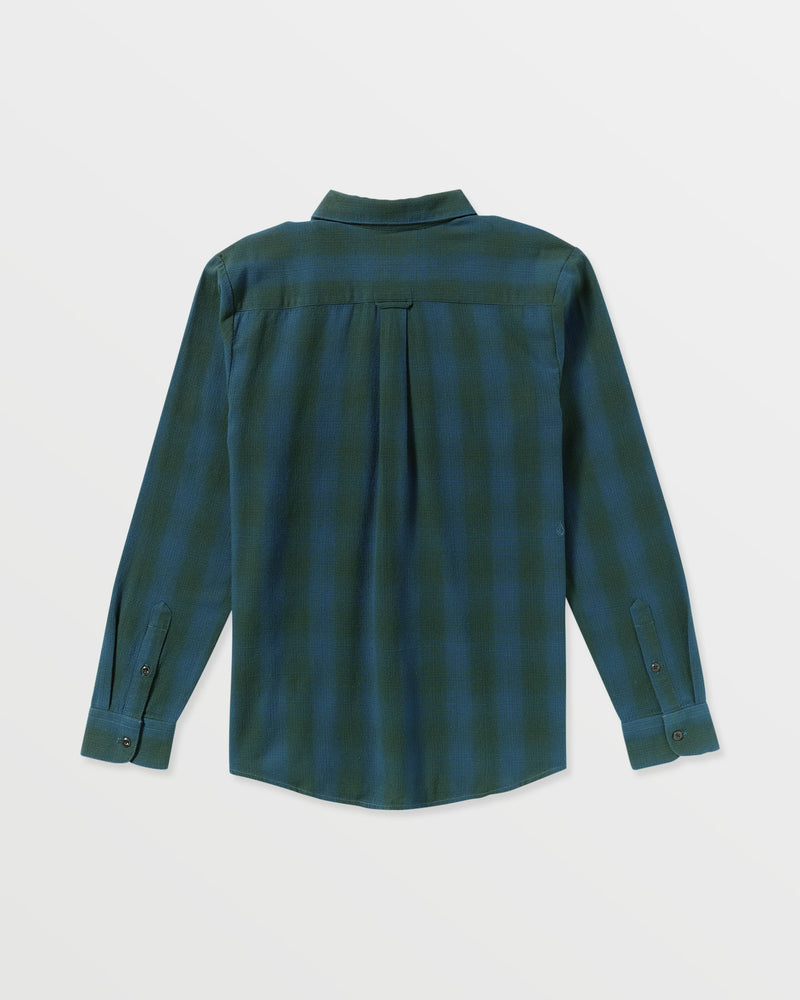 Volcom Men's Shadowstone Flannel Long Sleeve Shirt Scarab