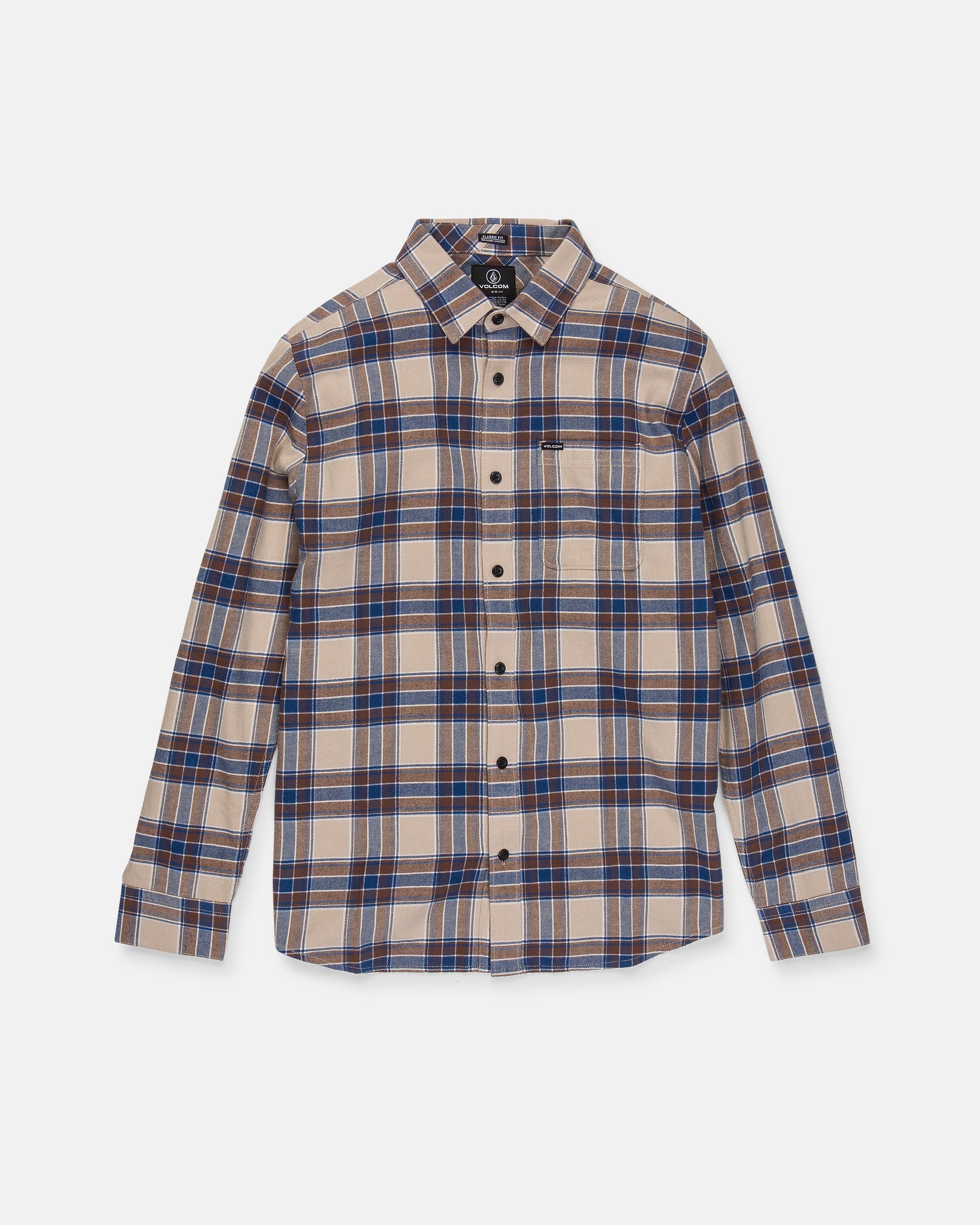 Volcom Men's Caden Plaid Long Sleeve Shirt