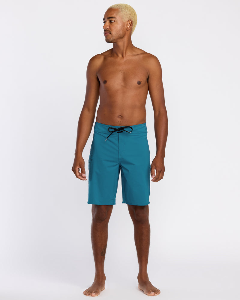 Men's Lido Solid Mod Trunks-Coronet Blue-Volcom