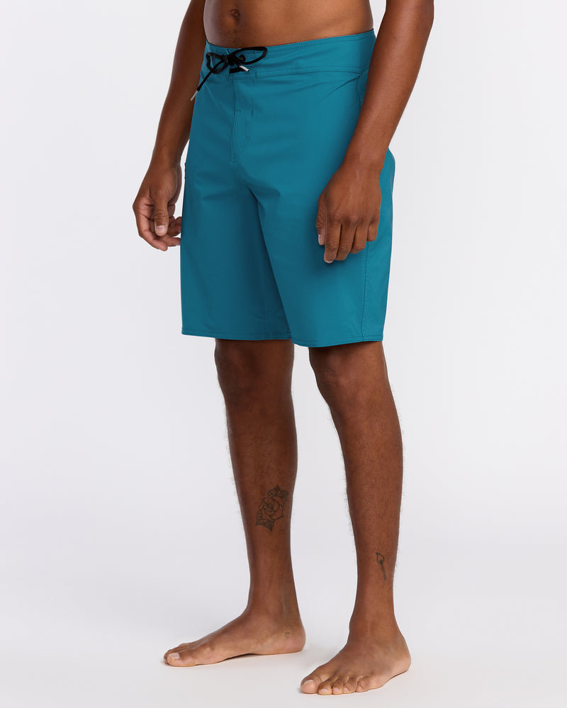 Men's Lido Solid Mod Trunks-Coronet Blue-Volcom