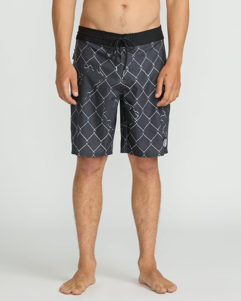 Volcom Men's Misdormeaner Stoney 19" Trunks Black