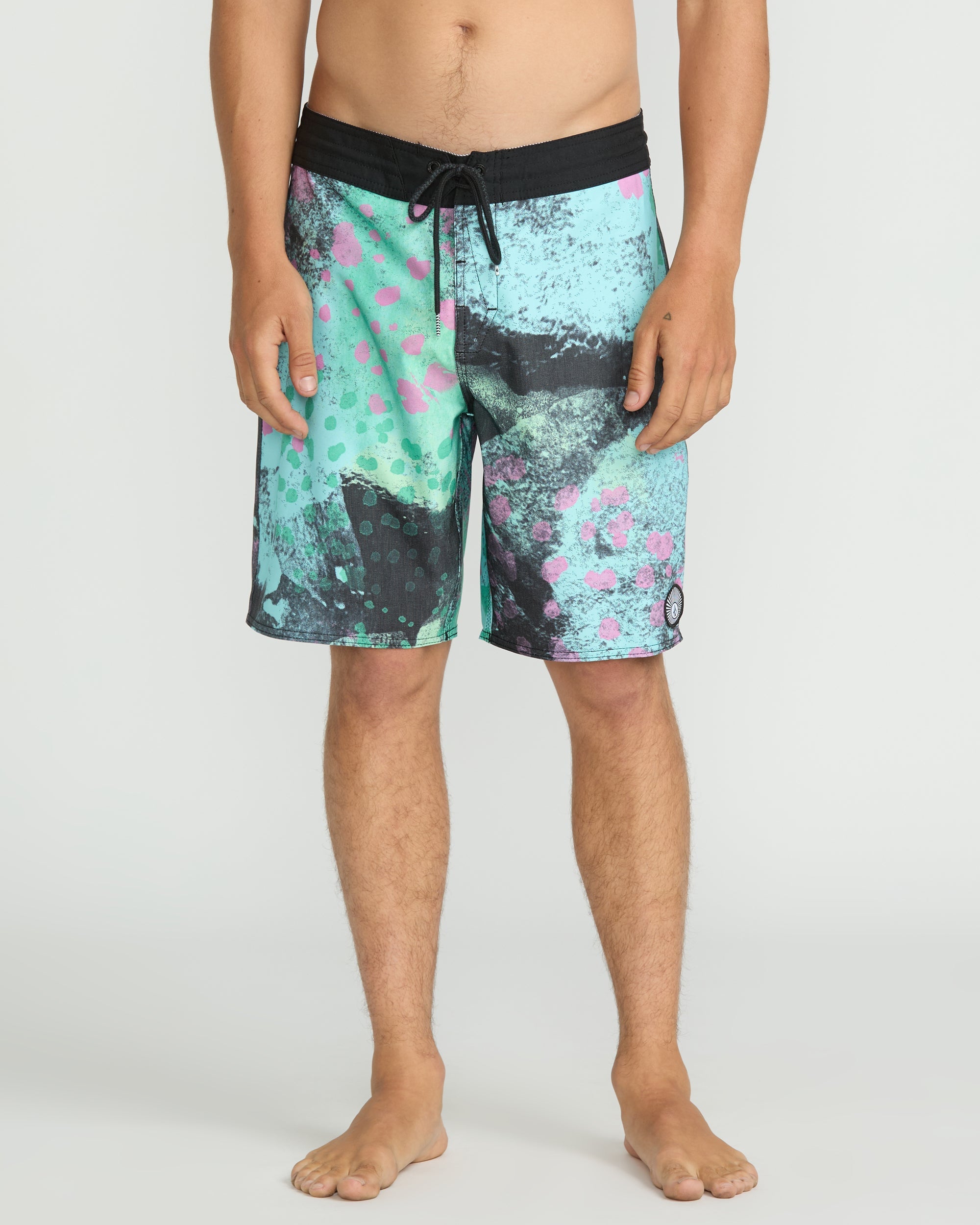 Men's Misdormeaner Stoney 19" Trunks-Jade Cream-Volcom