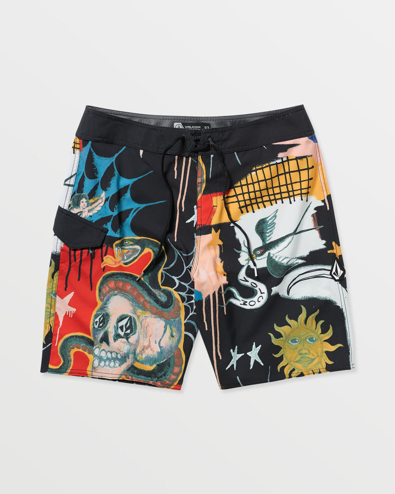 Volcom Men's Featured Artist Seth Conboy Mod Black