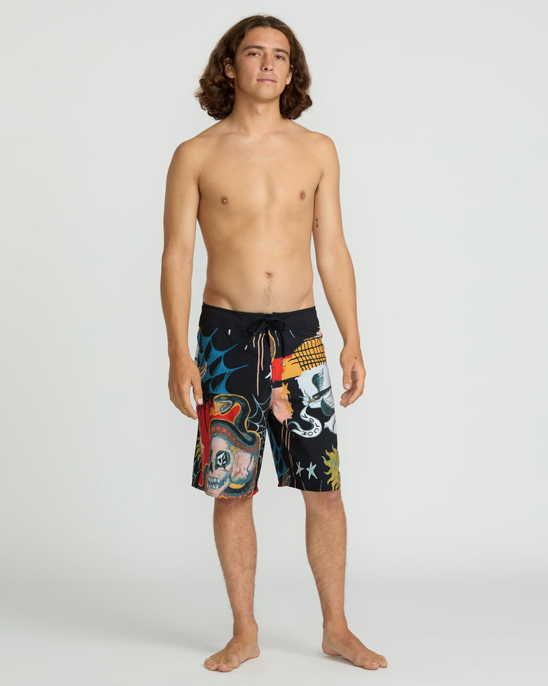 Volcom Men's Featured Artist Seth Conboy Mod Black