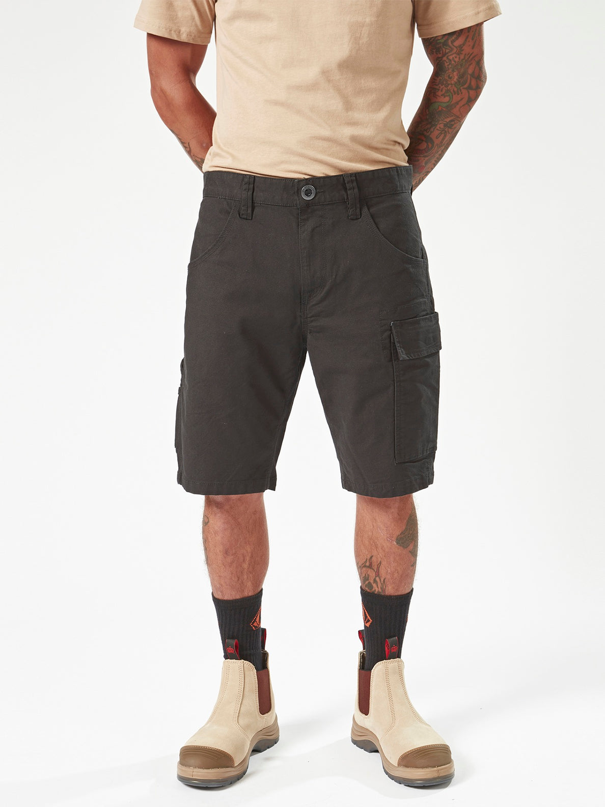Volcom Workwear Caliper Work Shorts - Black