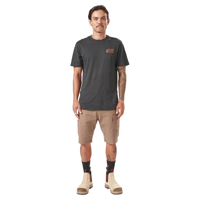 Men's Volstoned Pullover-Black-Volcom