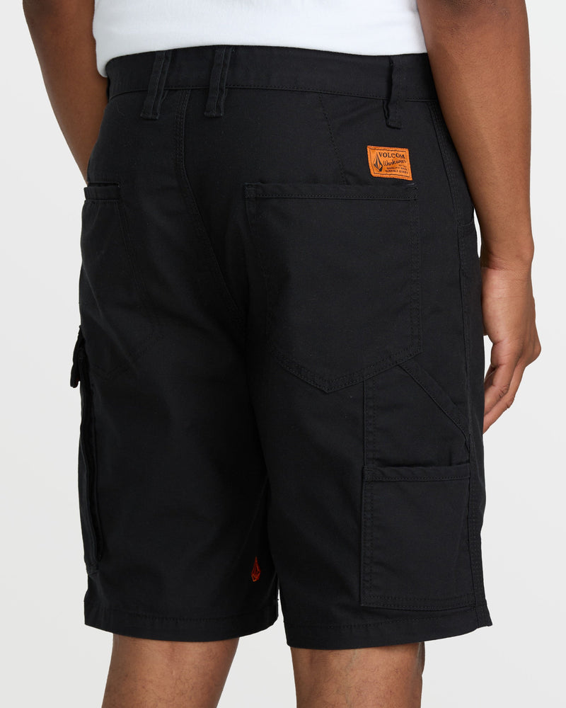 Volcom Men's Caliper II Relaxed Work Shorts Black