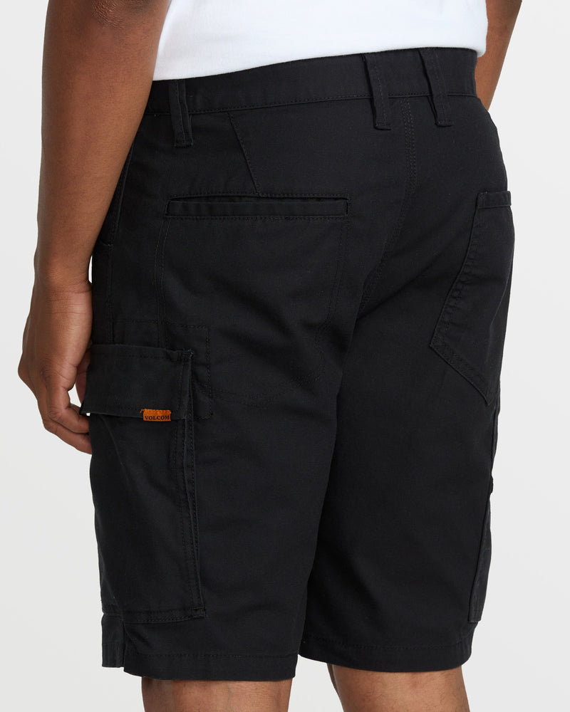 Volcom Men's Caliper II Relaxed Work Shorts Black