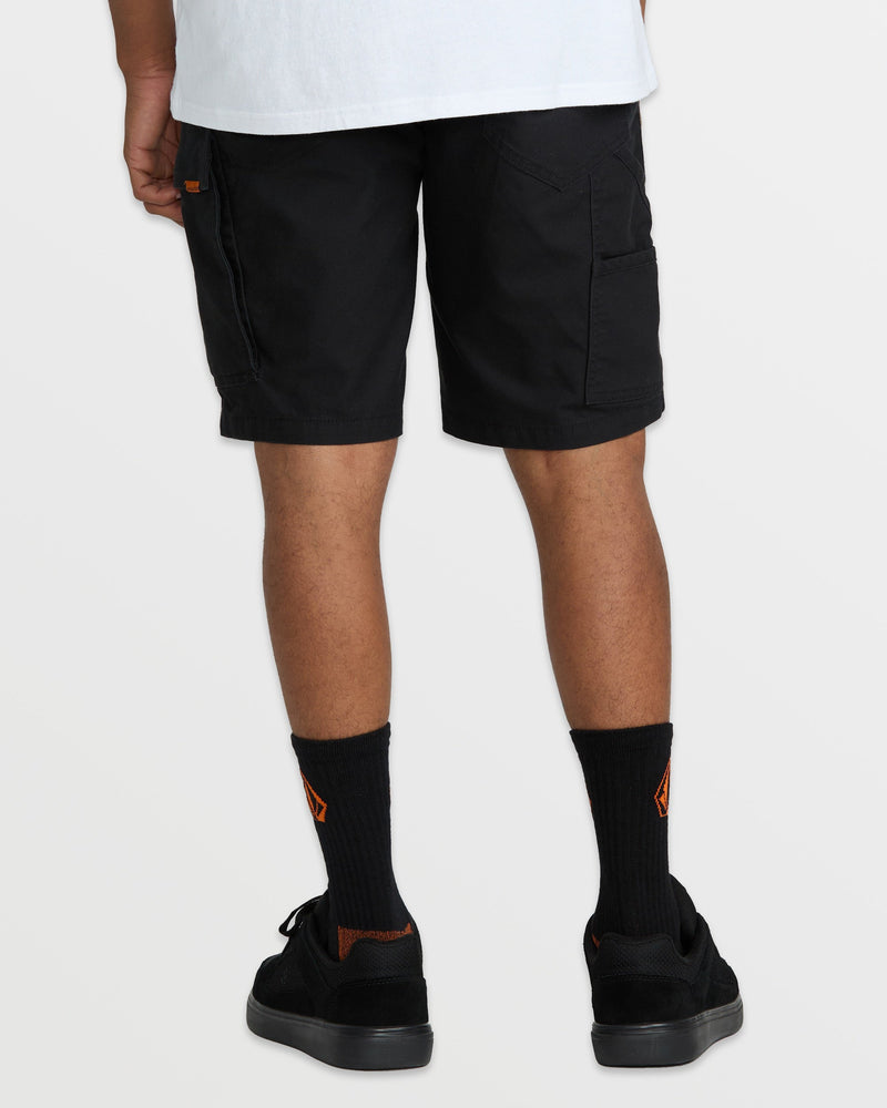 Volcom Men's Caliper II Relaxed Work Shorts Black