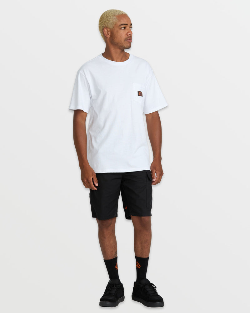 Volcom Men's Caliper II Relaxed Work Shorts Black