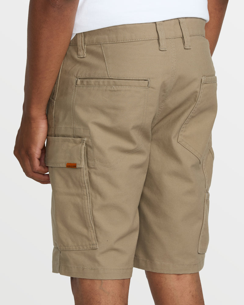 Volcom Men's Caliper II Relaxed Work Shorts Brindle