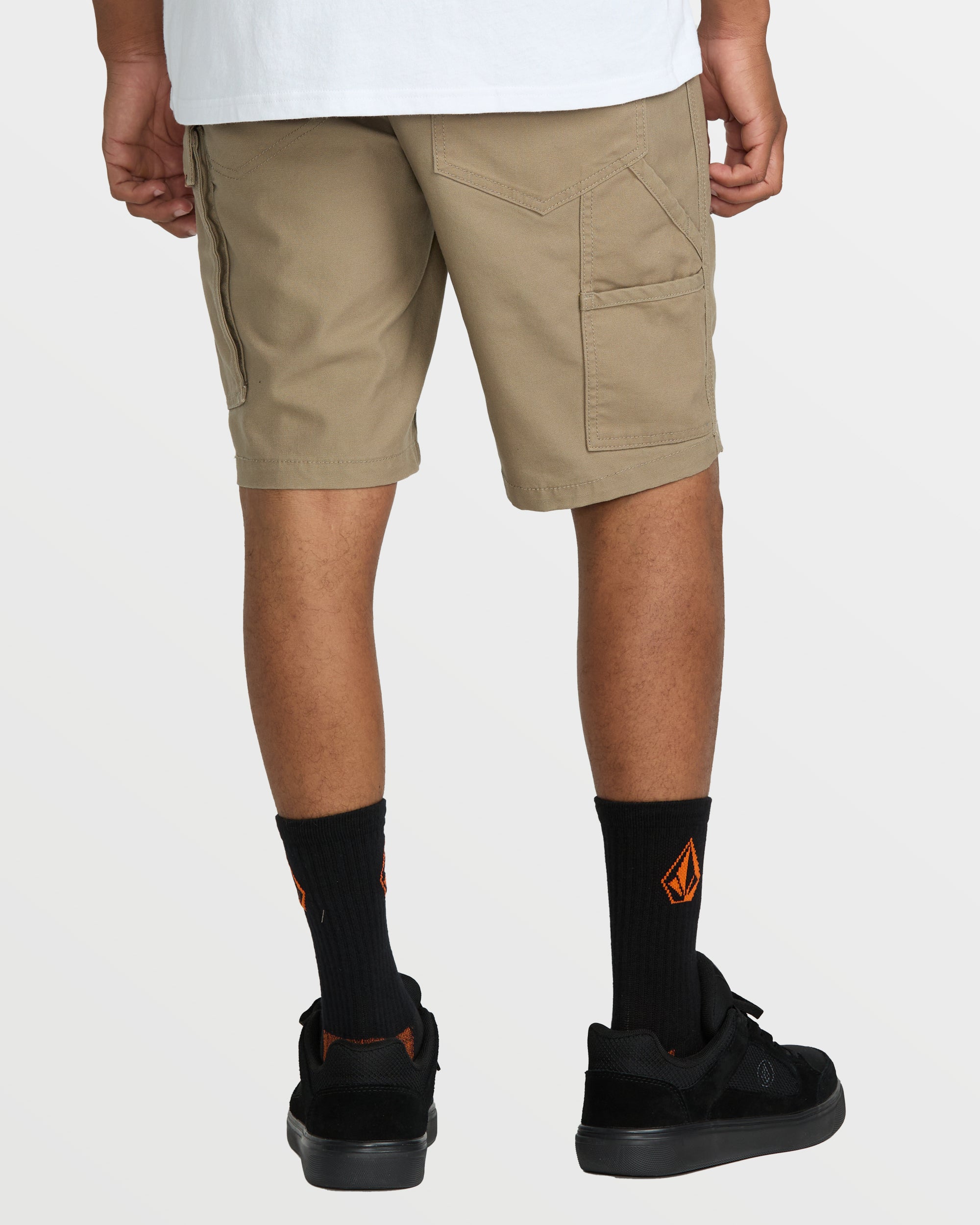 Men's Caliper II Relaxed Work Short-Brindle-Volcom
