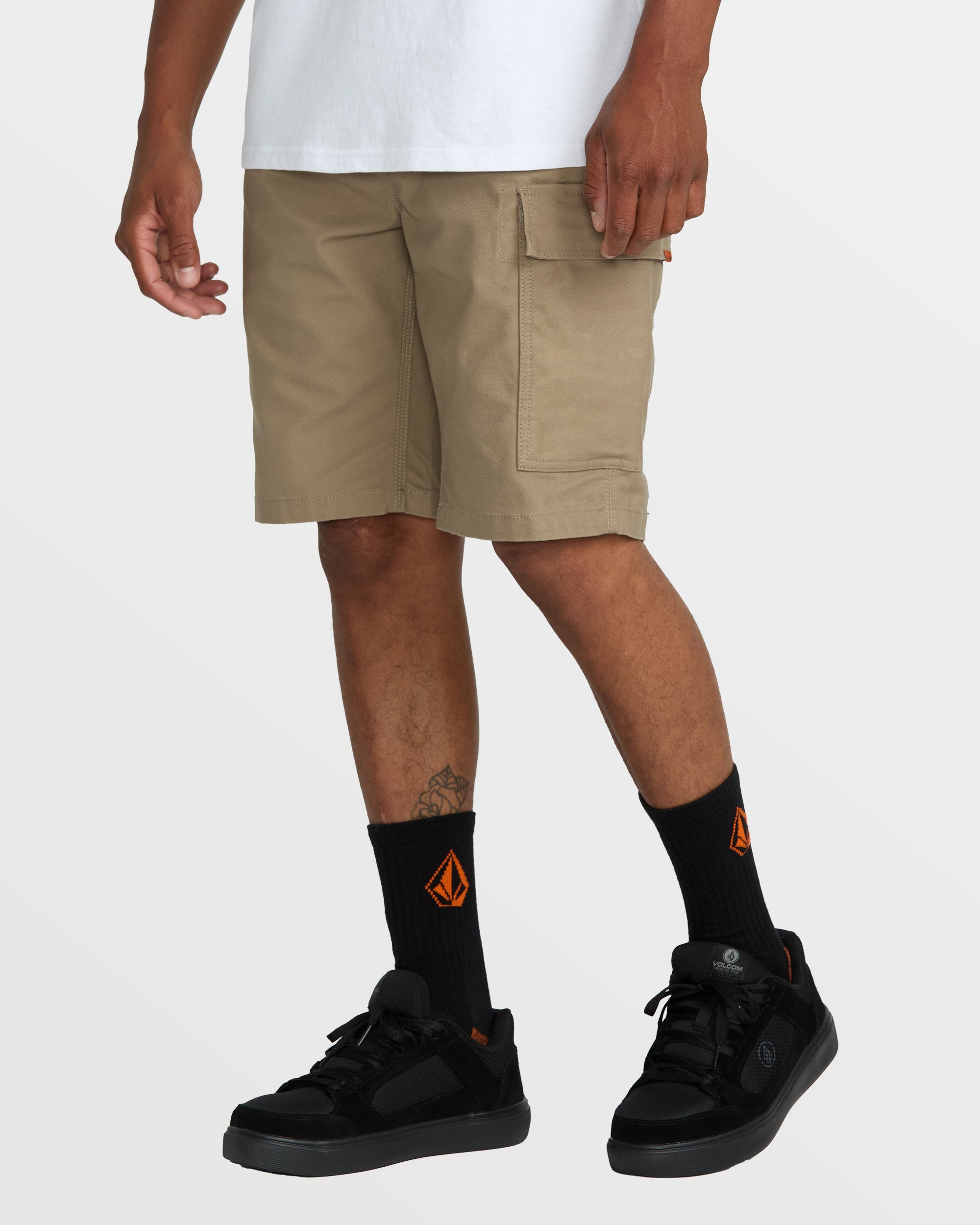 Men's Caliper II Relaxed Work Short-Brindle-Volcom
