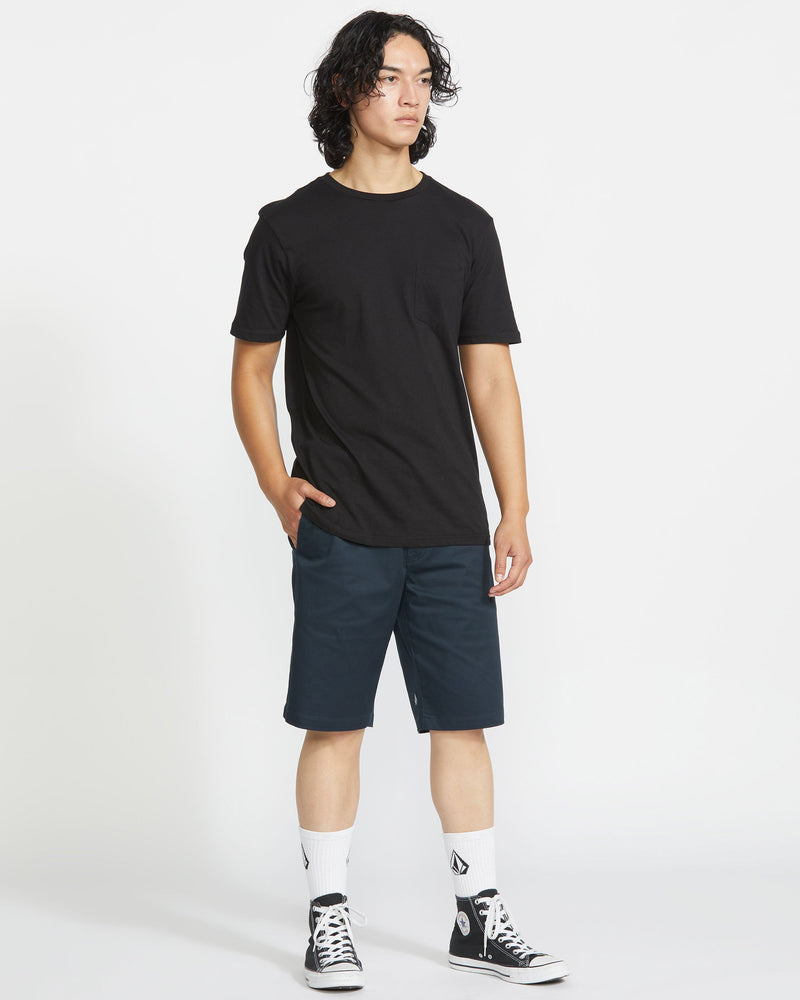Volcom Men's Frickin Modern Stretch Shorts Dark Navy