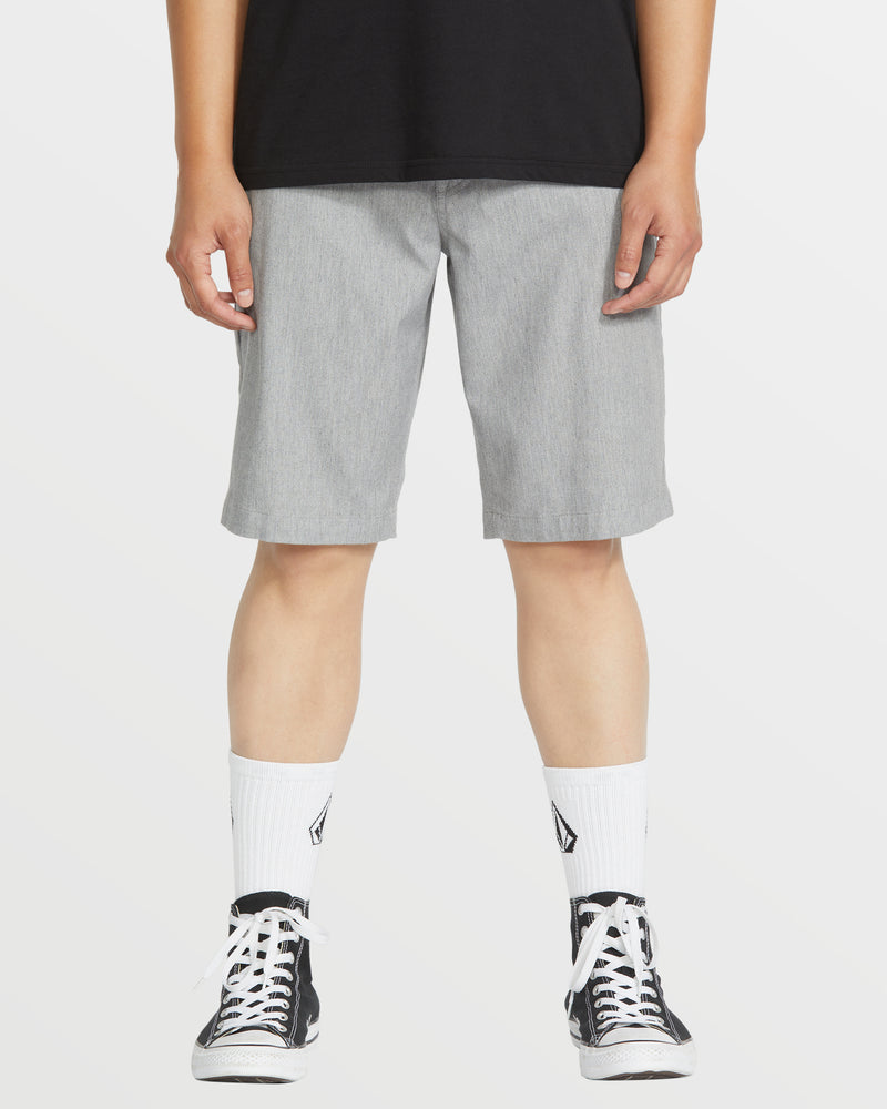 Volcom Men's Frickin Modern Stretch Shorts Storm Grey