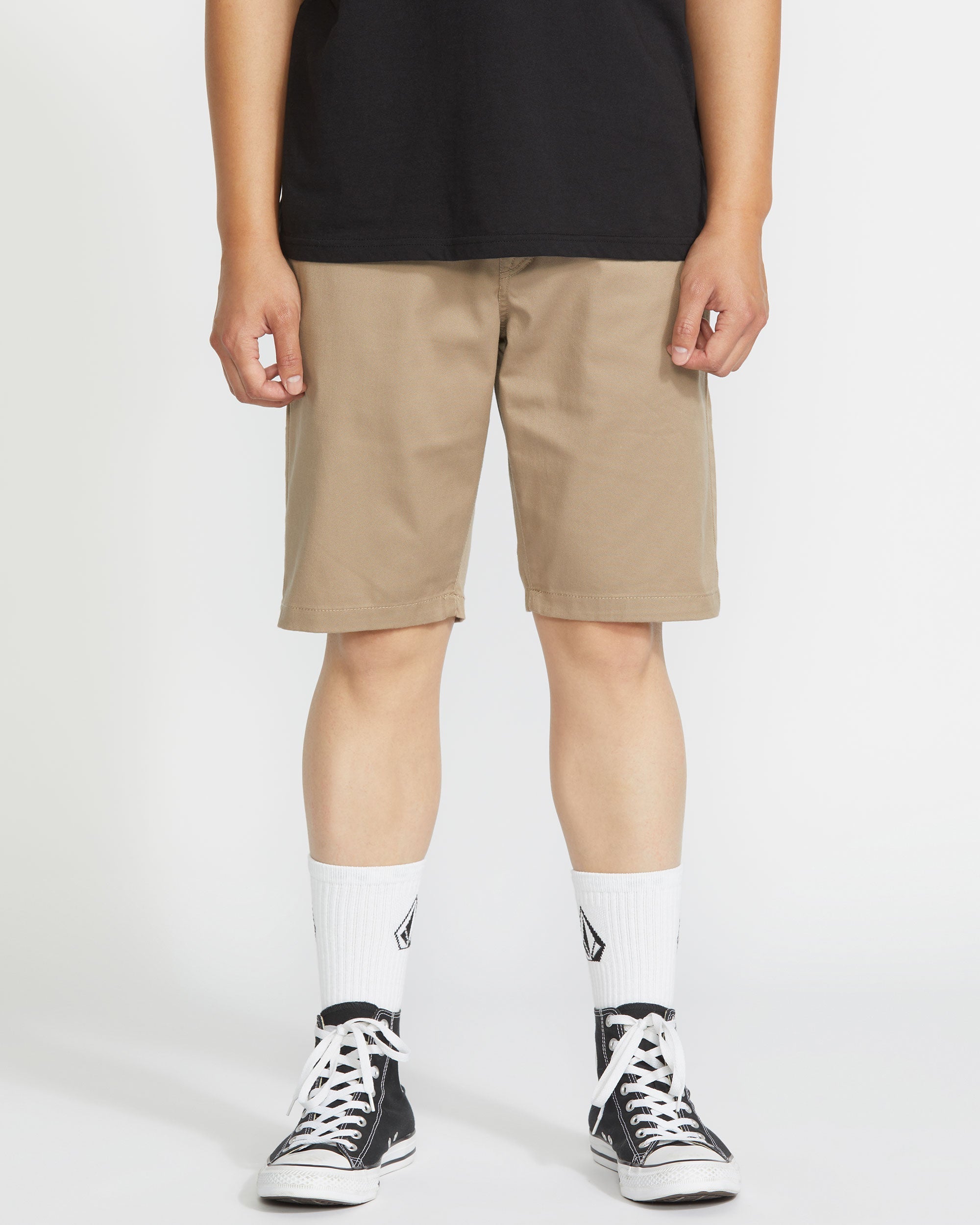 Pantalón Corto Volcom FRCKN MDN STRCH SHT Para Hombre - Ajuste Moderno, Estampado, Bordado De Piedra