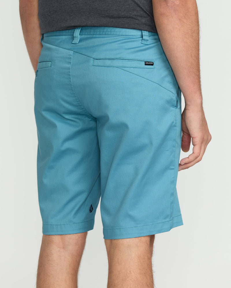 Volcom Men's Frickin Modern Stretch Shorts Used Blue