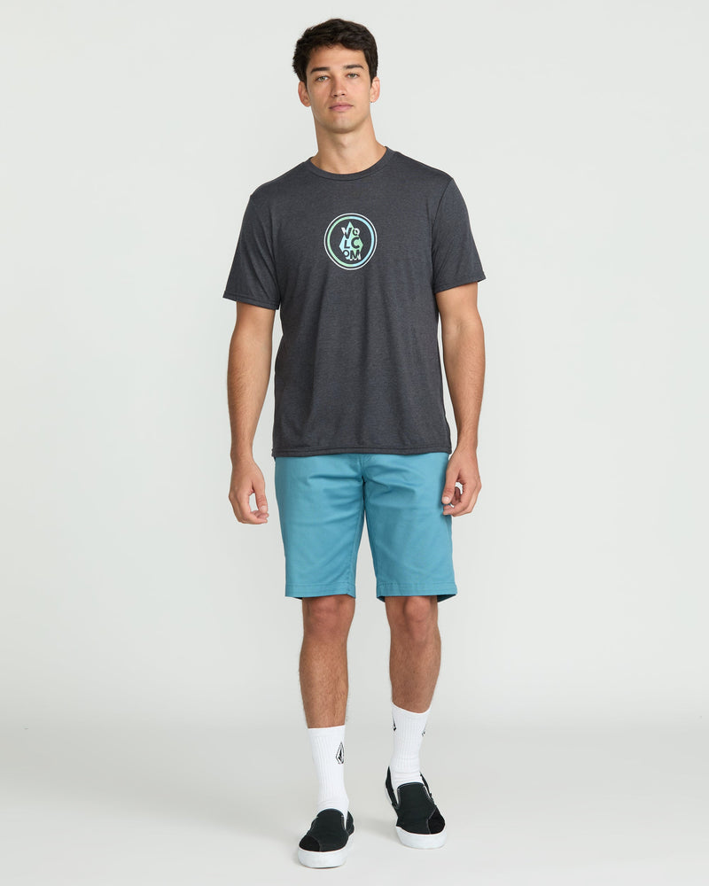 Volcom Men's Frickin Modern Stretch Shorts Used Blue