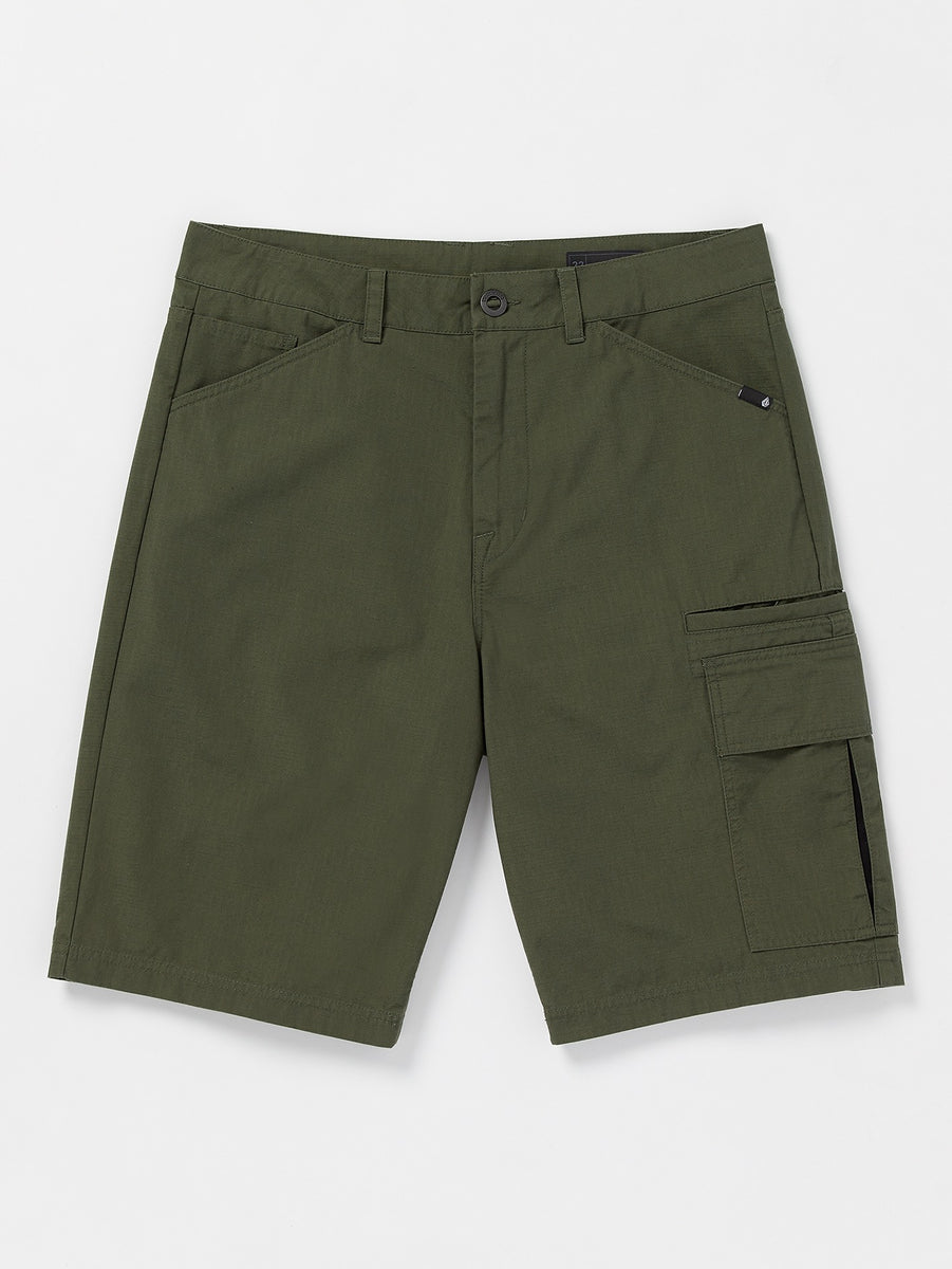 Grand Fang Cargo Shorts - Squadron Green – Volcom US