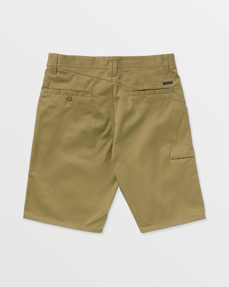 Volcom Men's Frickin Chino Shorts Dark Khaki