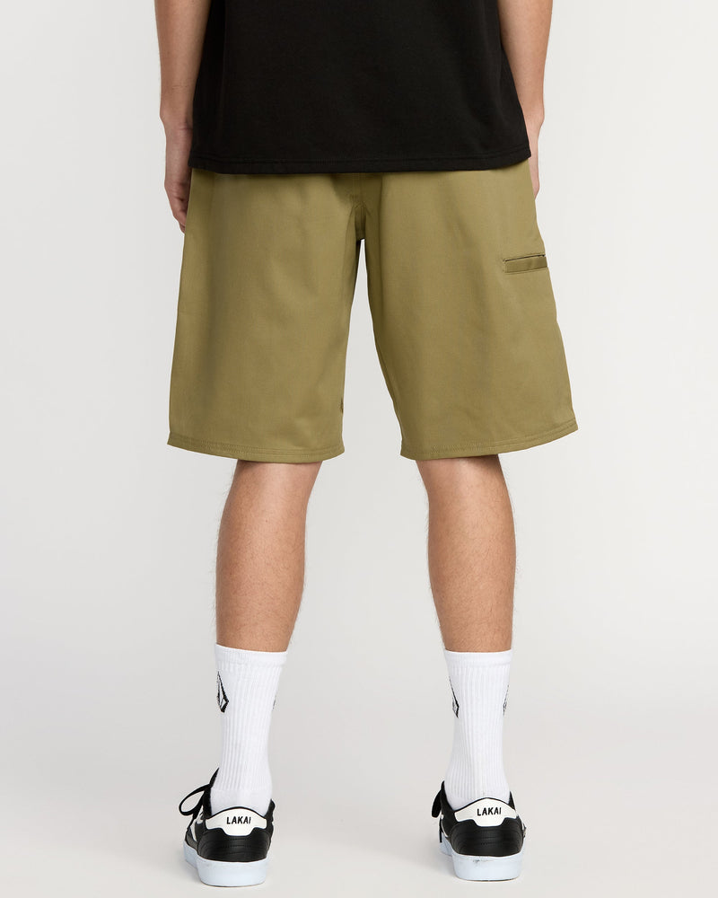 Volcom Men's Frickin Chino Shorts Dark Khaki