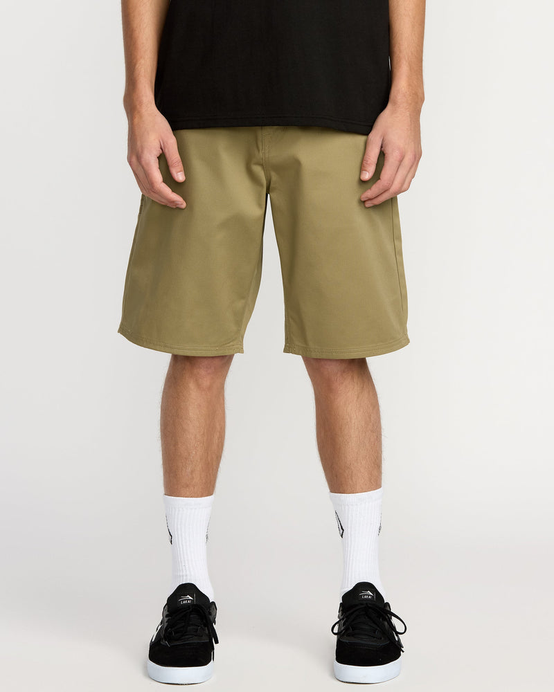 Volcom Men's Frickin Chino Shorts Dark Khaki