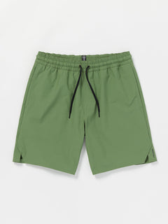 Saturdazze Elastic Waist Shorts - Dusty Green