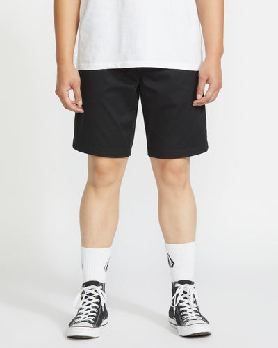 Volcom Men's Frickin Elastic Waist Shorts Black