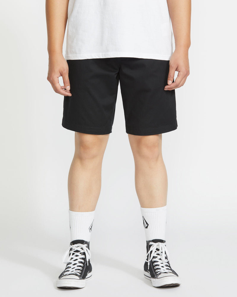 Volcom Men's Frickin Elastic Waist Shorts Black