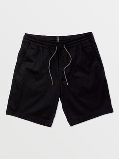 Frickin Elastic Waist Shorts - Black