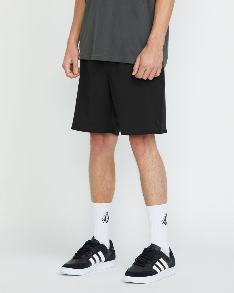 Volcom Men's Nomoly Elastic Waist Shorts 18" Black