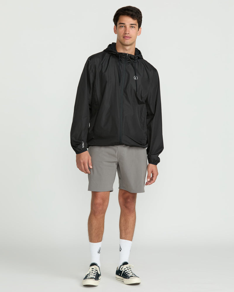 Volcom Men's Nomoly Elastic Waist Shorts 18" Pewter