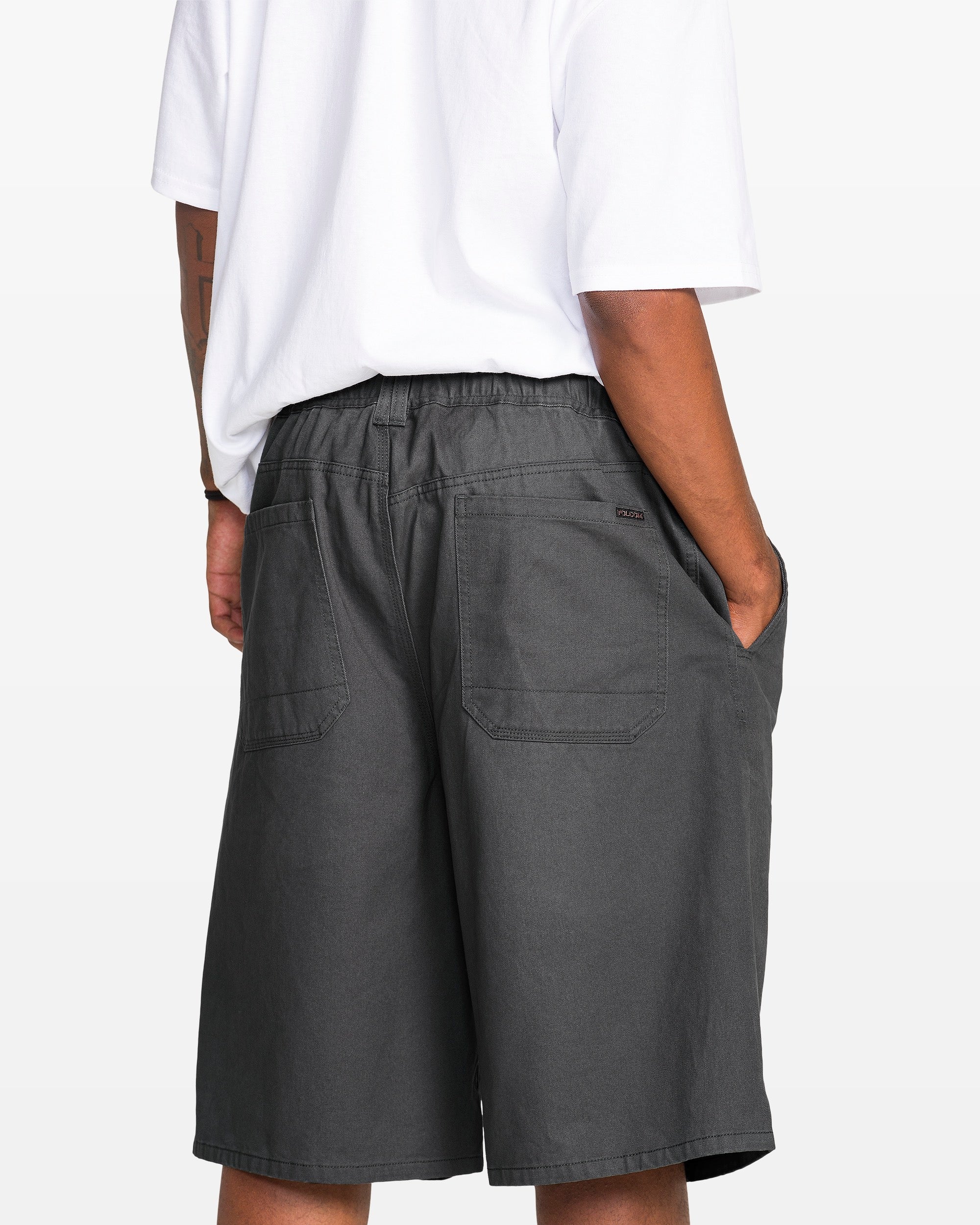 Men's Chillow Pleat Elastic Waist Chino Shorts - Volcom