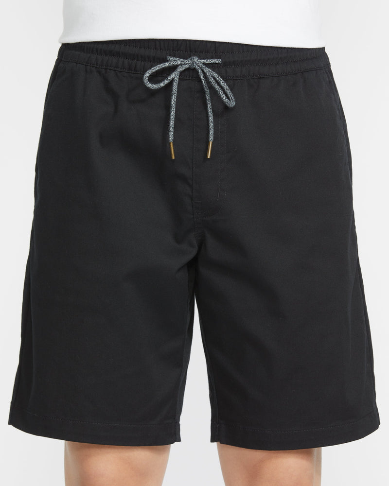 Volcom Men's Frickin Elastic Waist Shorts 19" Black