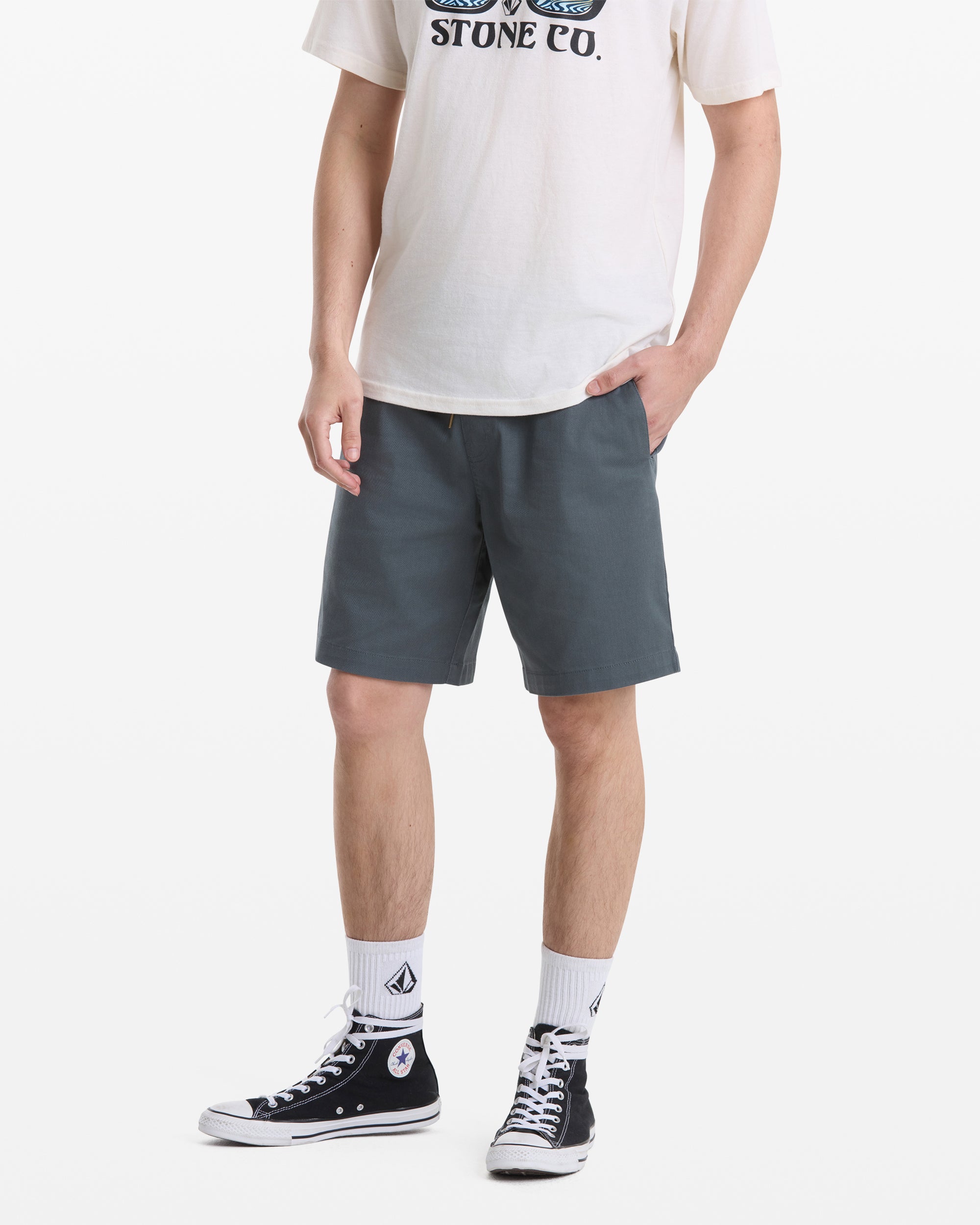 Men's Frickin Elastic Waist Shorts - Volcom