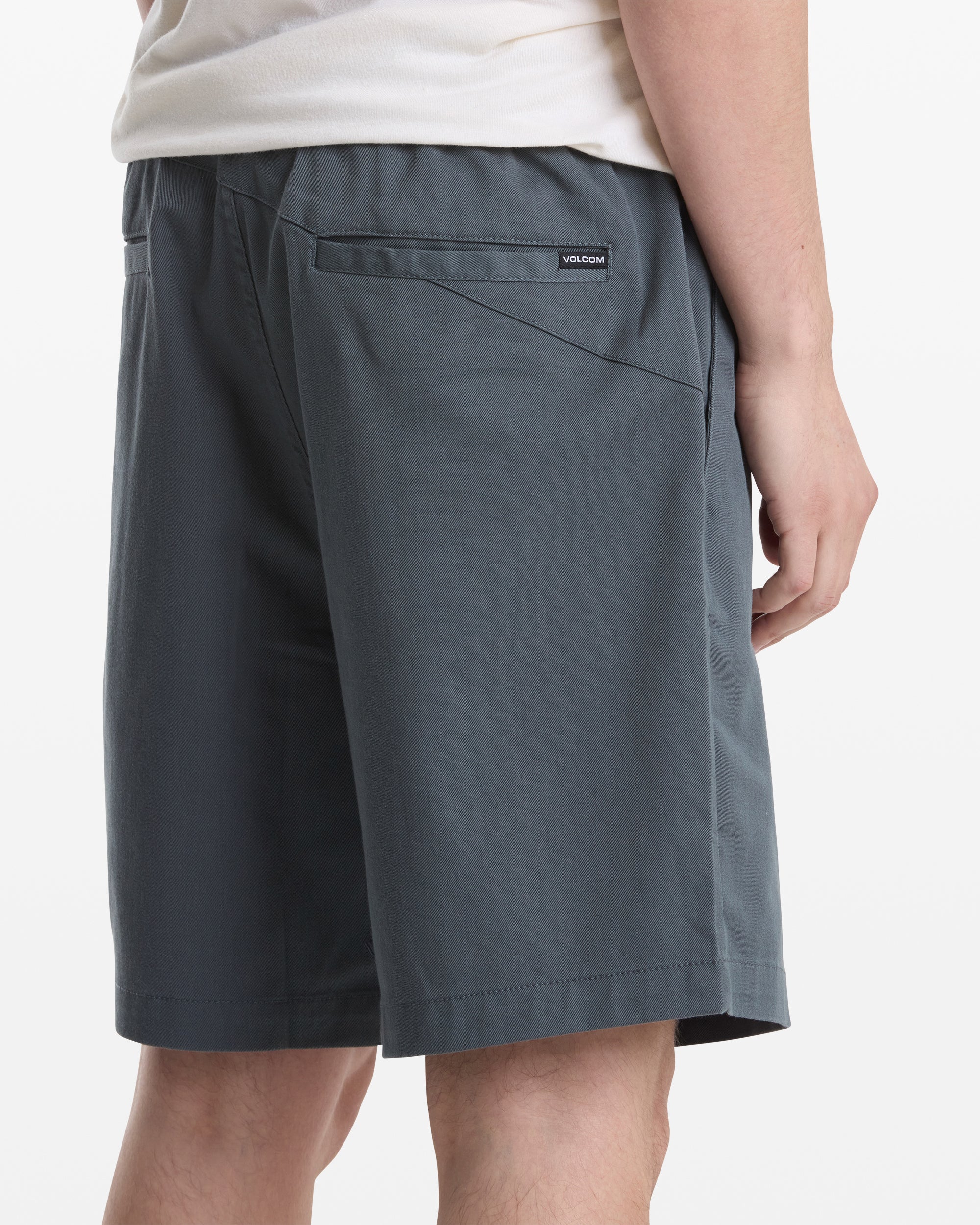 mens elastic waist dress shorts Volcom Frickin Elastic Waist 19 Short