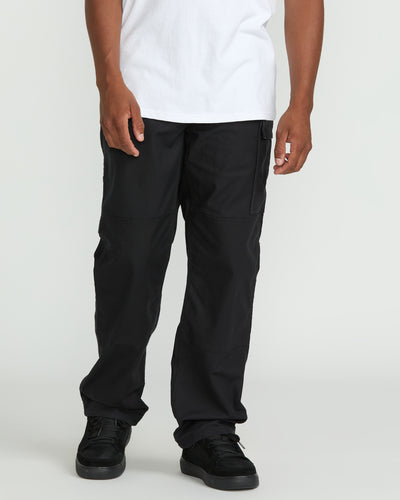 Volcom Men's Caliper II Relaxed Work Pants Black