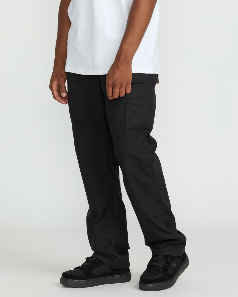 Volcom Men's Caliper II Relaxed Work Pants Black