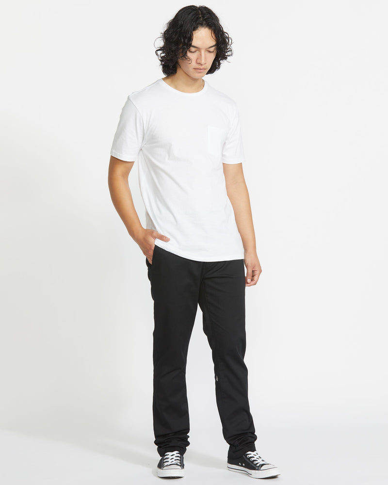 Volcom Men's Frickin Slim Stretch Black