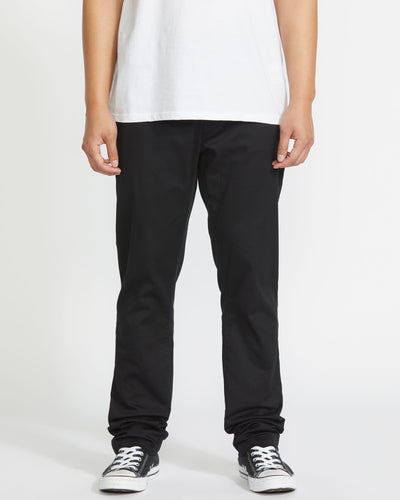 Volcom Men's Frickin Slim Stretch Black