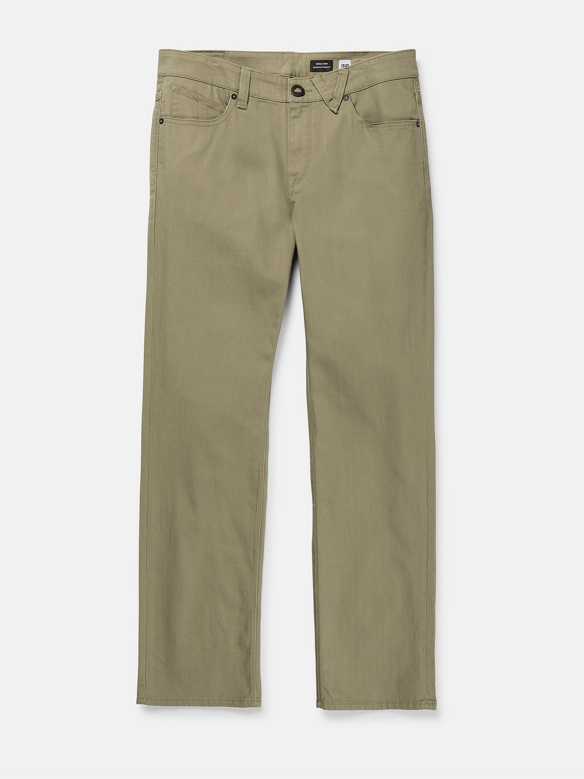 Solver 5 Pocket Slub Pants - Thyme Green
